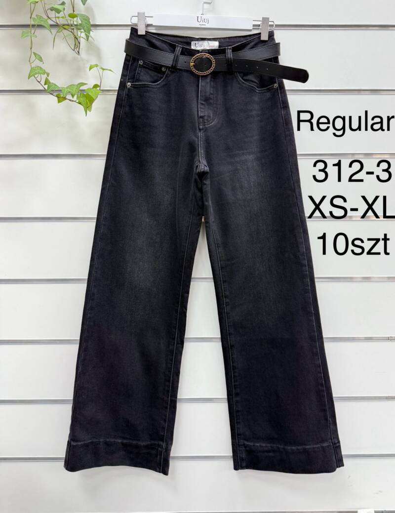 Spodnie damskie jeansy Roz XS-XL, 1 Kolor Paczka 10 szt